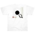 KIYOKA88WONDERLANDのおさえきれない好奇心　ここどこねこ Heavyweight T-Shirt