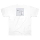 ふわぽこにゃんにゃんSHOP☁️🫧SUZURI支店のばんばんばん♪ゆめかわミニ銃 Heavyweight T-Shirt