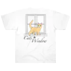 ONPu.ARTのCats & Windowシリーズ ヘビーウェイトTシャツ