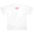 綾錦工房 りこりすの三味線 -雪月花- 【桜】 Heavyweight T-Shirt