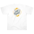 STARLOVE358のひまわりと三日月 Heavyweight T-Shirt