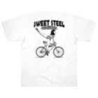 nidan-illustrationの"SWEET STEEL Cycles" #2 Heavyweight T-Shirt