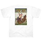 nidan-illustrationの"cow boy"(武者絵) #2 ヘビーウェイトTシャツ