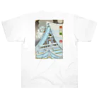 nidan-illustrationの"女雪宮・冬" #2 ヘビーウェイトTシャツ