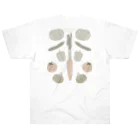 たっちからぁショップのなでなで野菜パステル Heavyweight T-Shirt