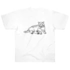 alligator_artの生まれ変わったら猫になりたい Heavyweight T-Shirt