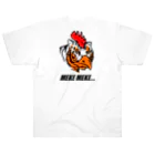 mekemeke...のニワトラ🐓🐅 ヘビーウェイトTシャツ