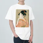 寿めでたや(ukiyoe)のUkiyoe　Utamaro Heavyweight T-Shirt