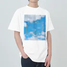 ゆにねこ惑星のପ天使の夏休みଓ青空旅行 Heavyweight T-Shirt