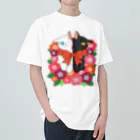OSORAの花束と猫たち Heavyweight T-Shirt