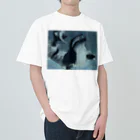 アトリエあうん(日本画家・塩崎顕)の鯨象Tシャツ Heavyweight T-Shirt