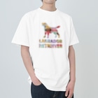 onehappinessのラブラドールレトリバー　マカロン Heavyweight T-Shirt