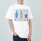 お菓子な魔道具店の傘の自動販売機 ヘビーウェイトTシャツ