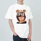 Re:Re:SmileyのBear Girl ☆◡̈⋆ Heavyweight T-Shirt