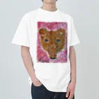道東サウナ小僧の美術館のヒグマ ヘビーウェイトTシャツ