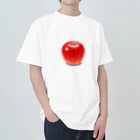 a-illustの手描きリンゴ🍎 ヘビーウェイトTシャツ