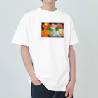 里空の刺身花畑 Heavyweight T-Shirt