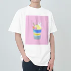 ウサトリエのうさぎcafeーブルーハワイー Heavyweight T-Shirt