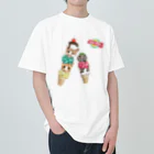 みきぞーん｜保護猫 ミッキー画伯と肉球とおともだちのrui&ram&ta-chan ice Heavyweight T-Shirt