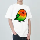 Cody the LovebirdのChubby Bird ルリゴシボタンインコ ヘビーウェイトTシャツ