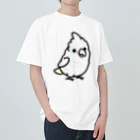 Cody the LovebirdのChubby Bird シロビタイムジオウム ヘビーウェイトTシャツ