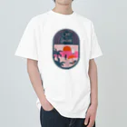 アロハスタイルハワイのオフショア　off to shore　 Heavyweight T-Shirt