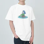 サメ わりとおもいの半魚サメ Heavyweight T-Shirt