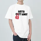 R.MuttのLet's Get Lost ヘビーウェイトTシャツ