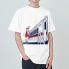 鳥辺　茜のある駅での風景 Heavyweight T-Shirt