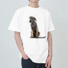 【CPPAS】Custom Pet Portrait Art Studioのクールなアイリッシュウルフハウンドドッグ Heavyweight T-Shirt