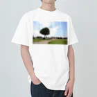 けやきのみらいの大けやきと道（写真） Heavyweight T-Shirt