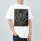 あおニャーマンの野菊 ヘビーウェイトTシャツ