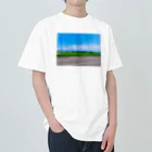 🌤️ｺﾖｽｰﾊﾟｰﾄﾞﾗｲ🌤️の田舎の風景 Heavyweight T-Shirt