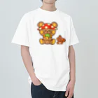 レタ(LETA)のぬいクマちゃんのキノコがり Heavyweight T-Shirt