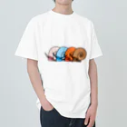 Pooyan'sのカラフルな巻貝たち ヘビーウェイトTシャツ