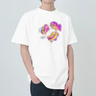 I11ustrationのマルチーズバース Heavyweight T-Shirt