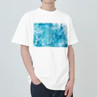 guruguのEbru　light blue ヘビーウェイトTシャツ