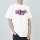 もののけCo.の花柄 ver2022 ヘビーウェイトTシャツ