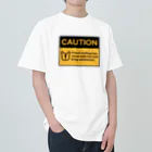 PISTACHIO FACTORYのCAUTION FRENCHIE ヘビーウェイトTシャツ