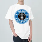 BLUE  VACATION  ISHINOMAKIのBLUE VACATION ロゴ Heavyweight T-Shirt