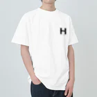 noisie_jpの【H】イニシャル × Be a noise. ヘビーウェイトTシャツ