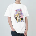 よなよなこうもりのいぬとよなこちゃん Heavyweight T-Shirt