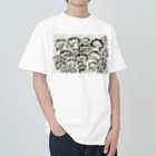 KIYOKA88WONDERLANDのえがおがいちばん　カッパ友達 Heavyweight T-Shirt