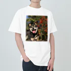 柴犬けんたろー。の柴犬のけんたろー ヘビーウェイトTシャツ