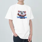 🍩tarojiro(たろじろ) shop🍩の双子を抱えるTシャツ by AI Heavyweight T-Shirt