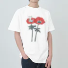 ari designのアネモネと猫 Heavyweight T-Shirt