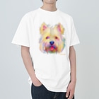 ジュノの秘密のアトリエのウエストハイランドホワイトテリア／Juno Heavyweight T-Shirt