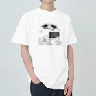 3D1のデボ・フルフル・ムルムルの野球（白黒） Heavyweight T-Shirt