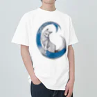 Red & Brack の青白狐 ヘビーウェイトTシャツ