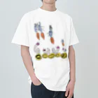 bugs club shopのコクワガタ　卵・幼虫・さなぎ・成虫 Heavyweight T-Shirt